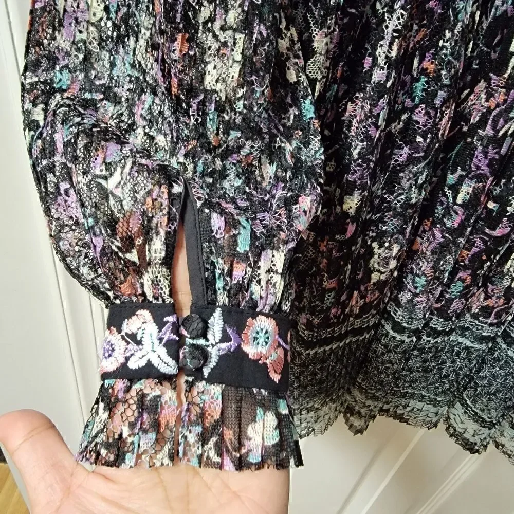 Free People Cherry Blossom Lace Dress 4